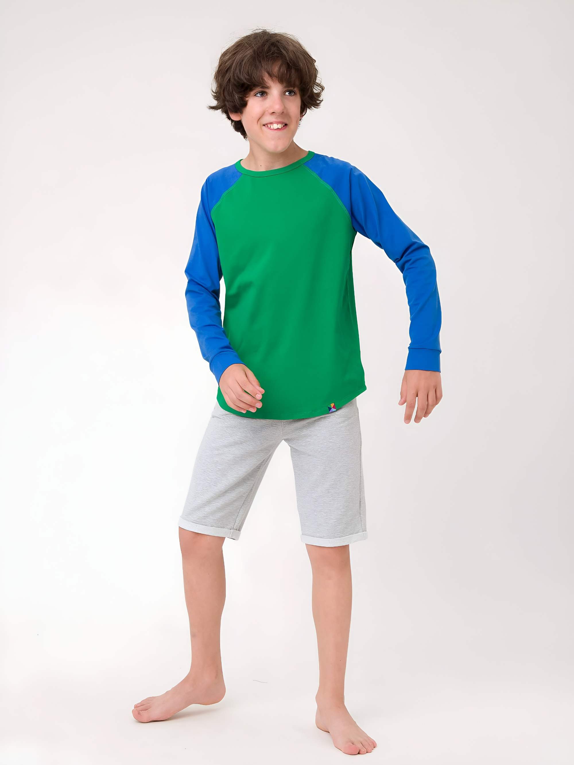 Szare spodenki Junior