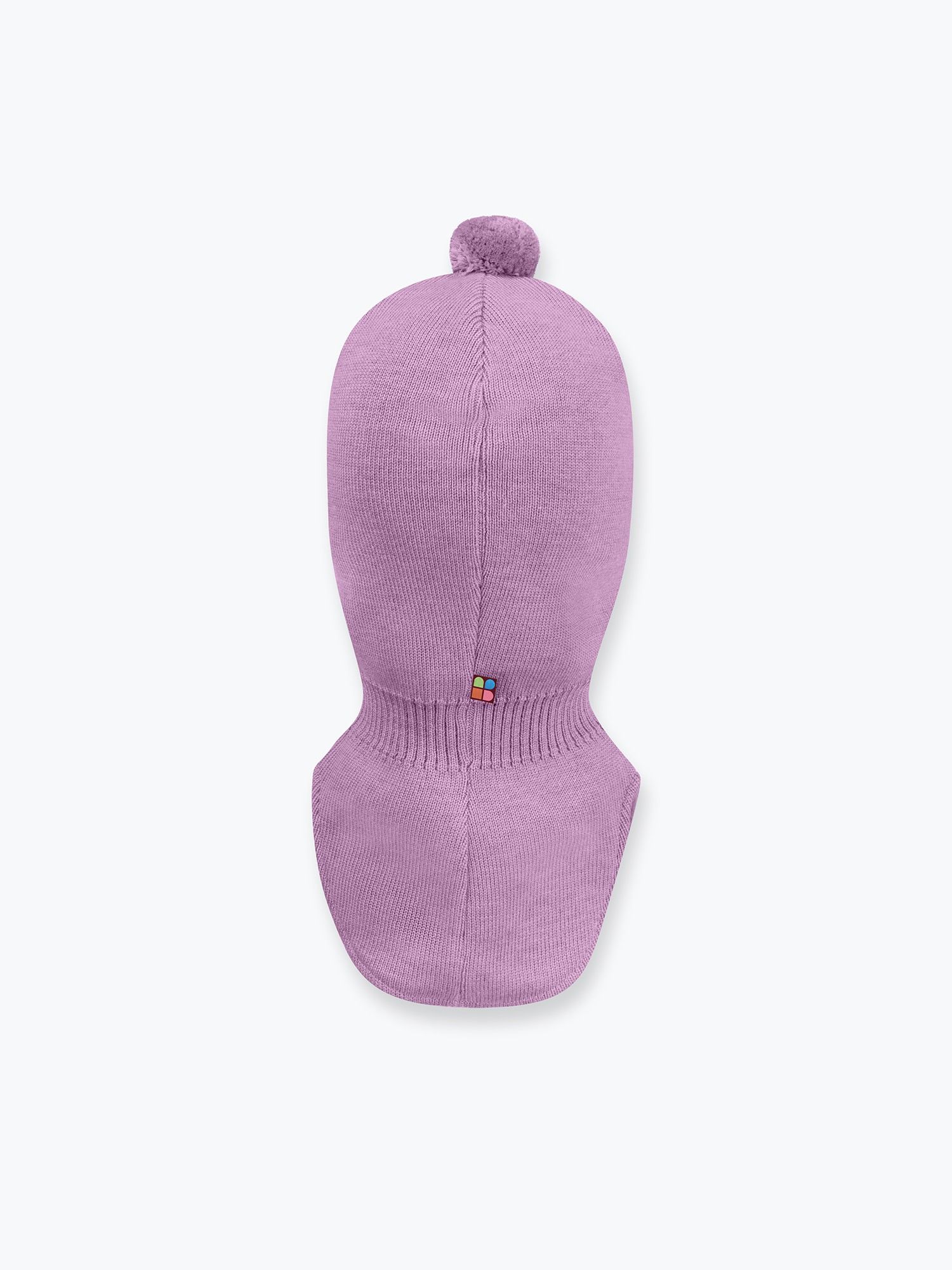 Light purple merino wool balaclava Baby
