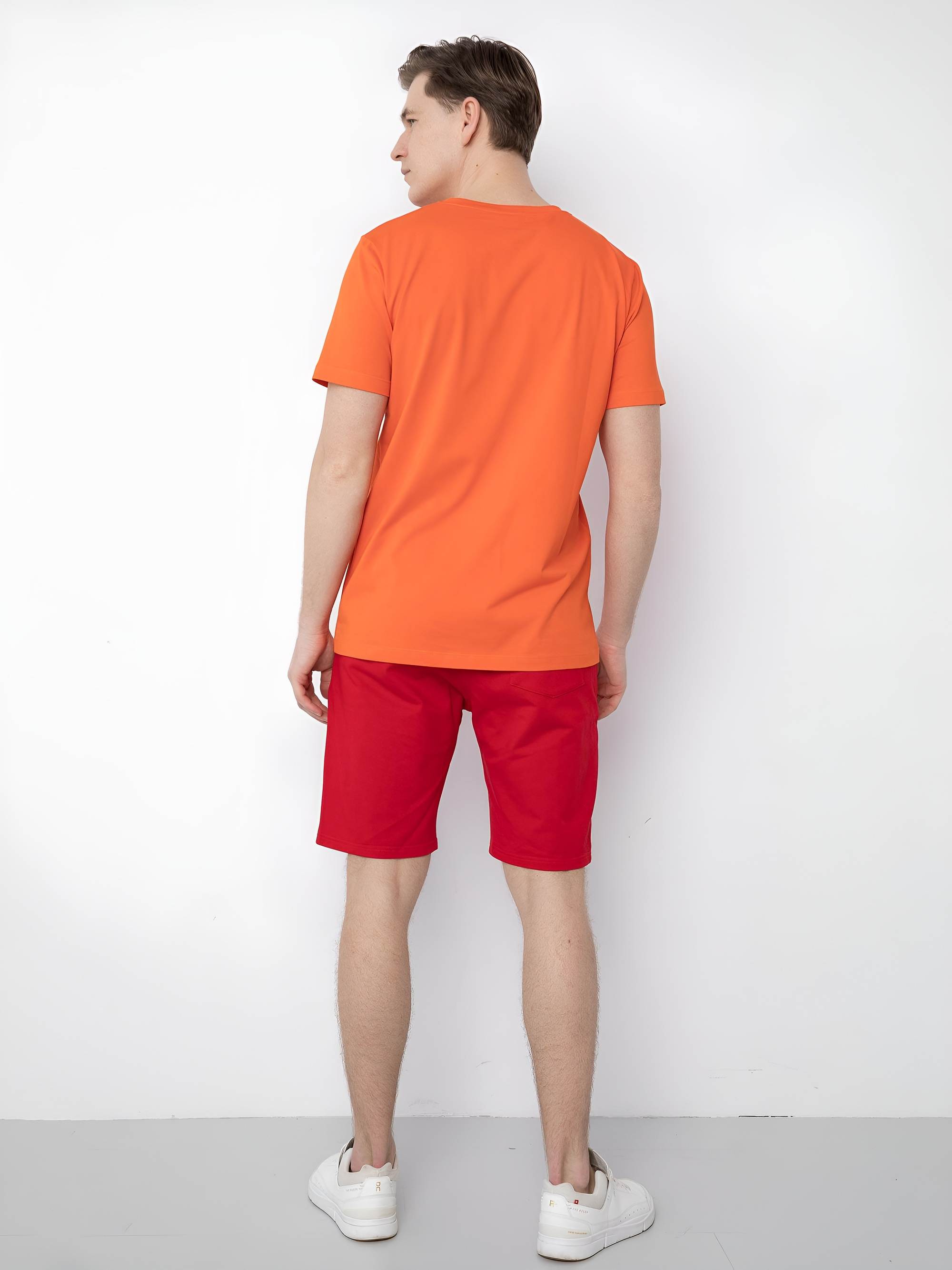 Pomarańczowy T-shirt męski