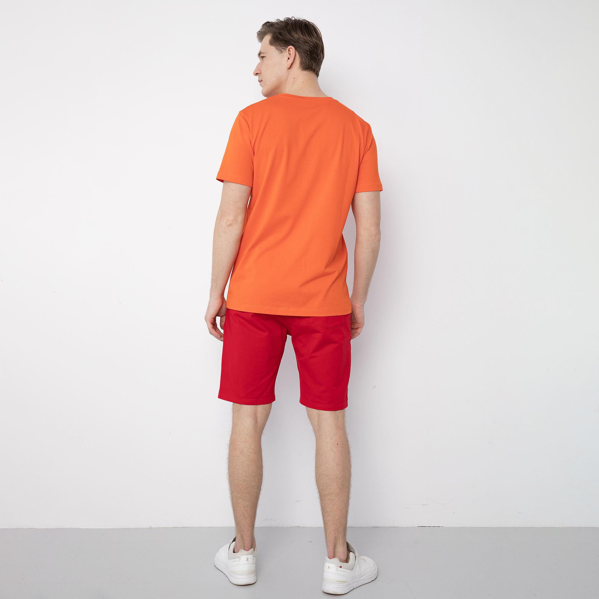 Pomarańczowy T-shirt męski