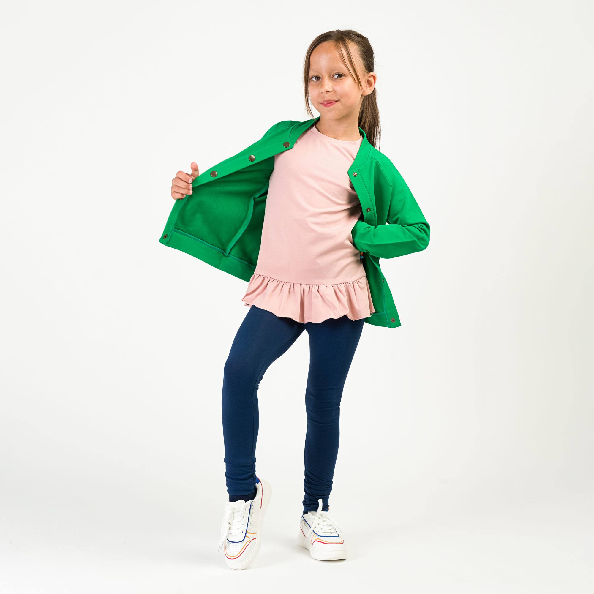 Granatowe legginsy