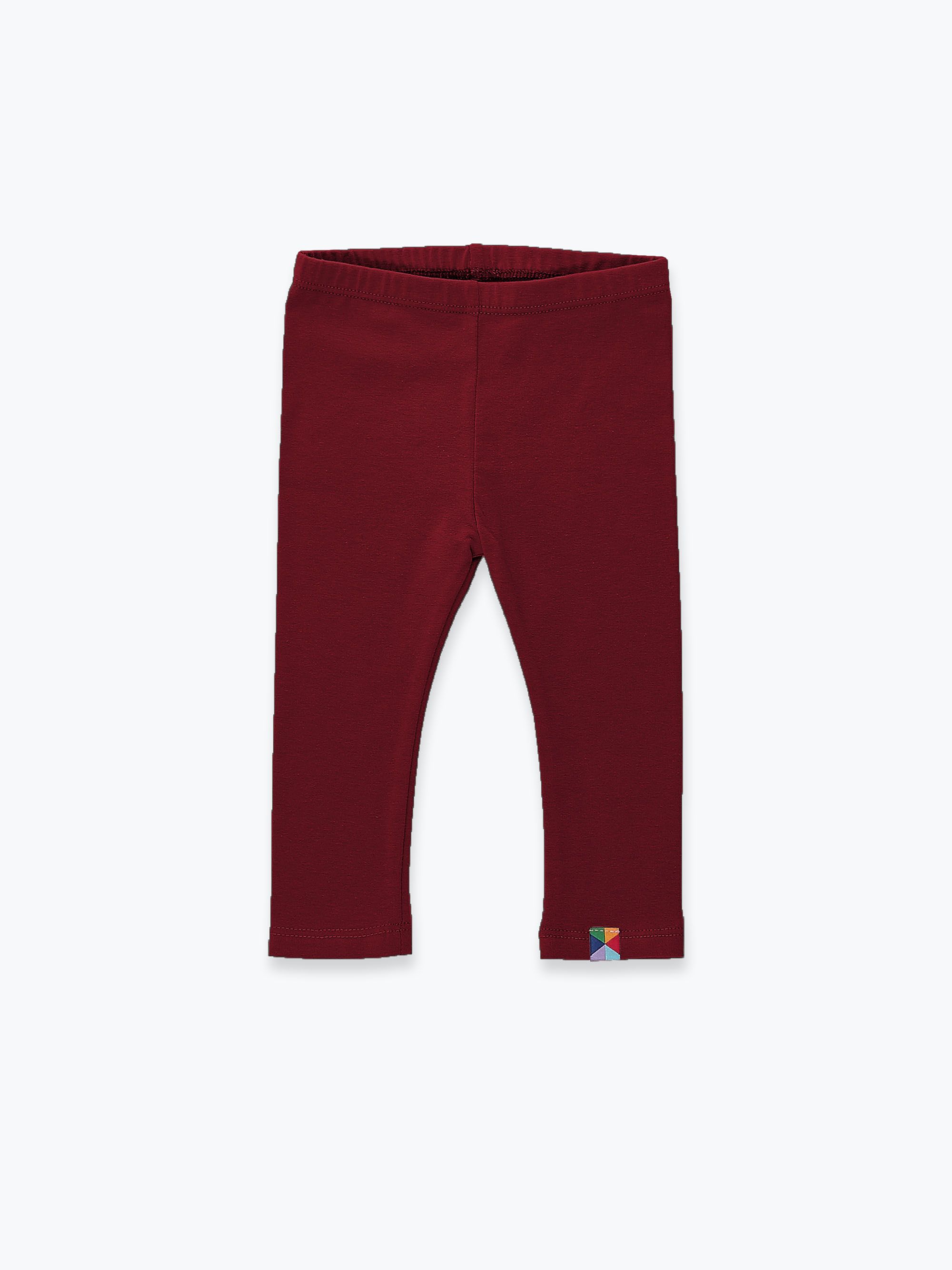 Bordowe legginsy