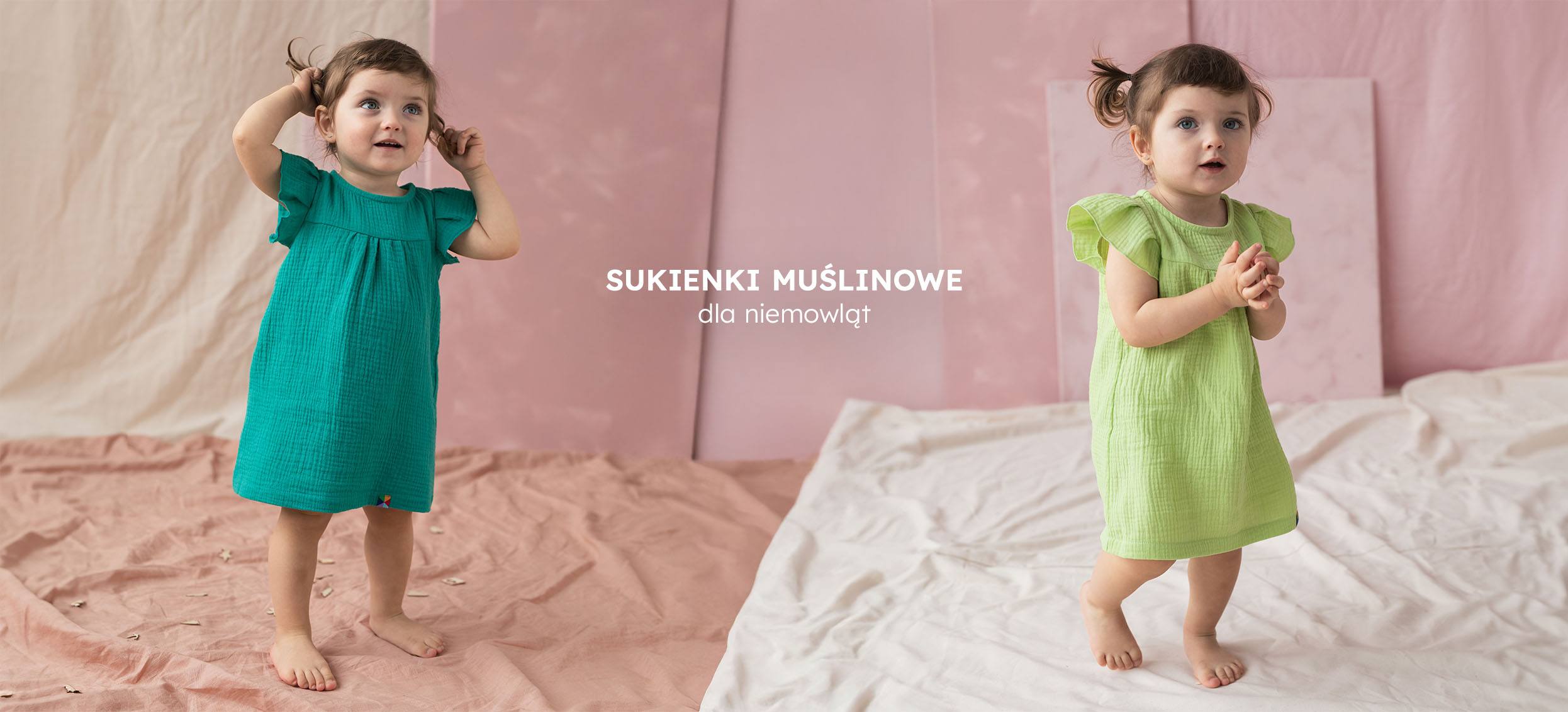 niemowlęce sukienki muślinowe
