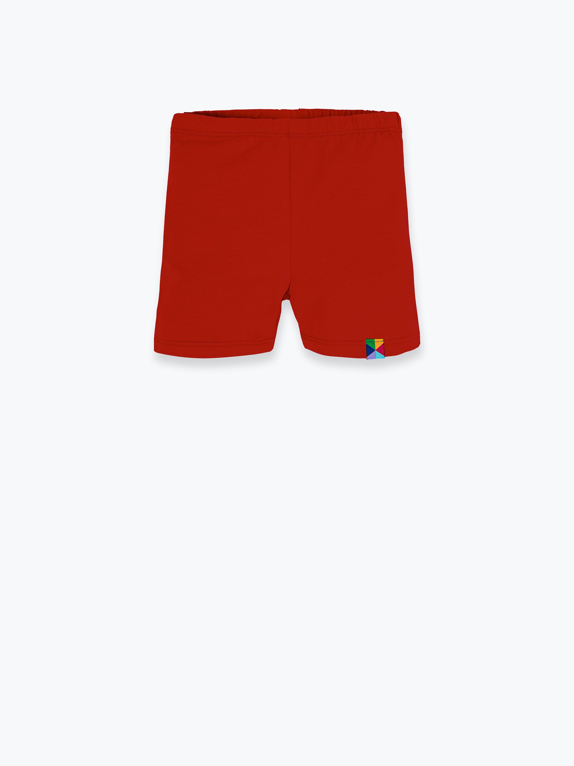Czerwone legginsy krótkie