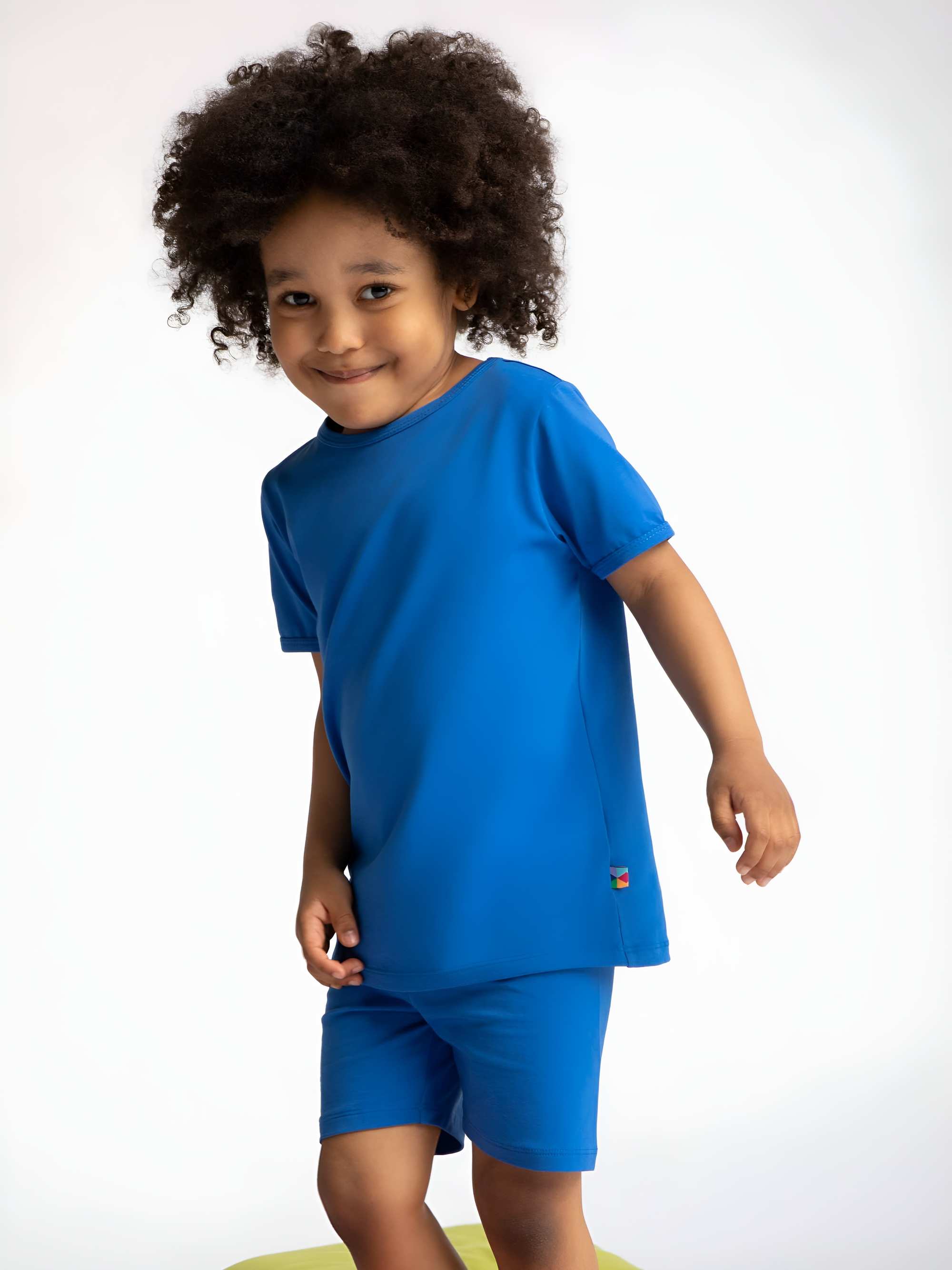 Blue short sleeve pyjamas