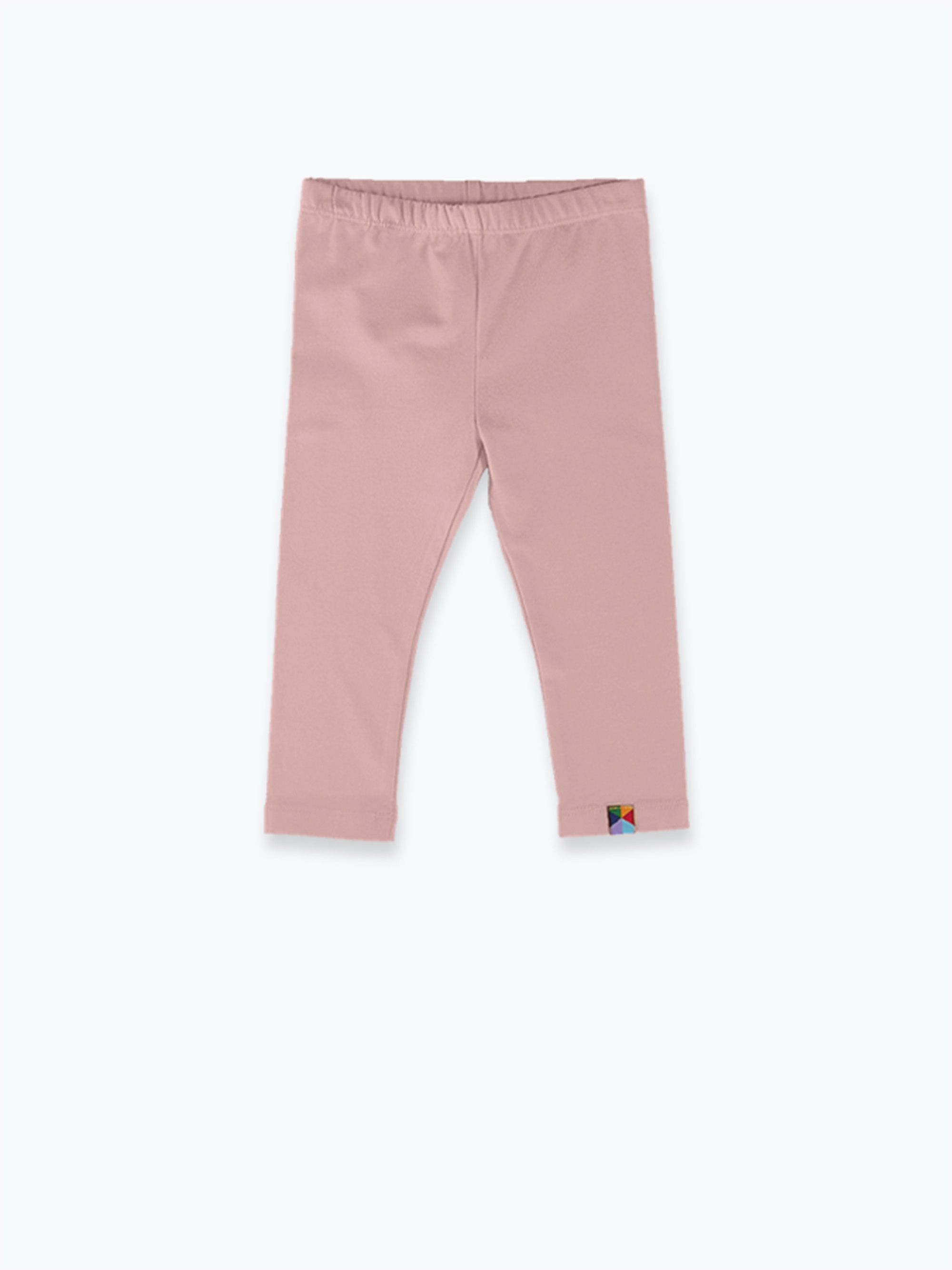 Pudroworóżowe legginsy 3/4 Junior